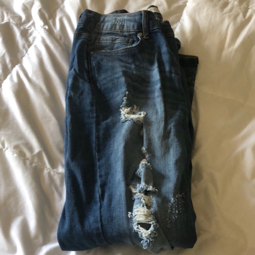 Altar’d state ripped straight leg jeans